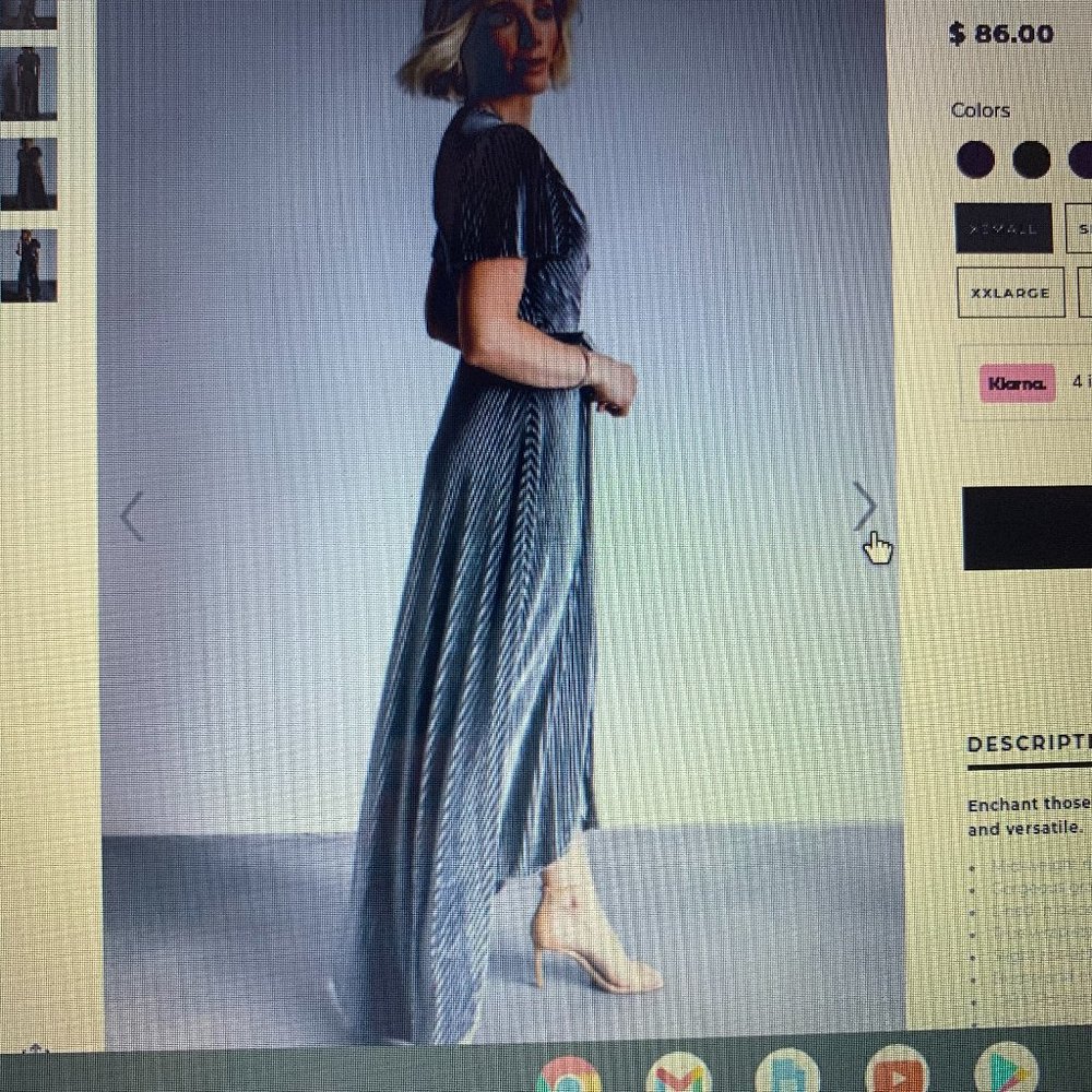 Andi Pewter Ribbed Velvet Wrap Dress